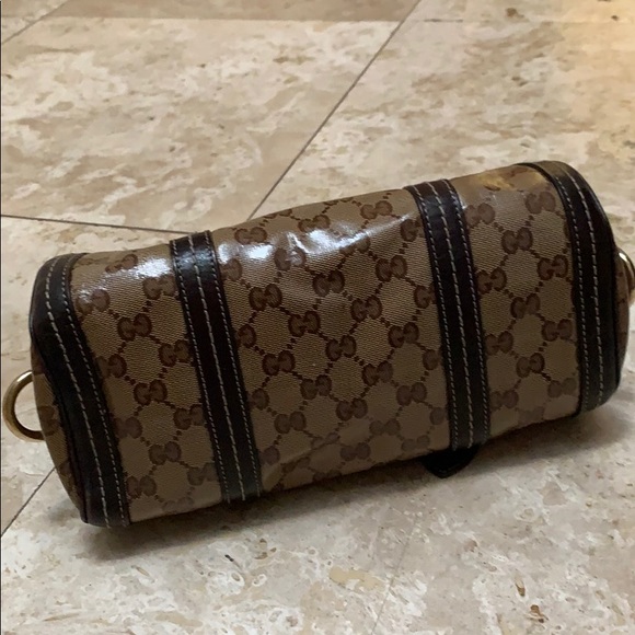 RARE Gucci Round Patent Bow Bag - Picture 7 of 8